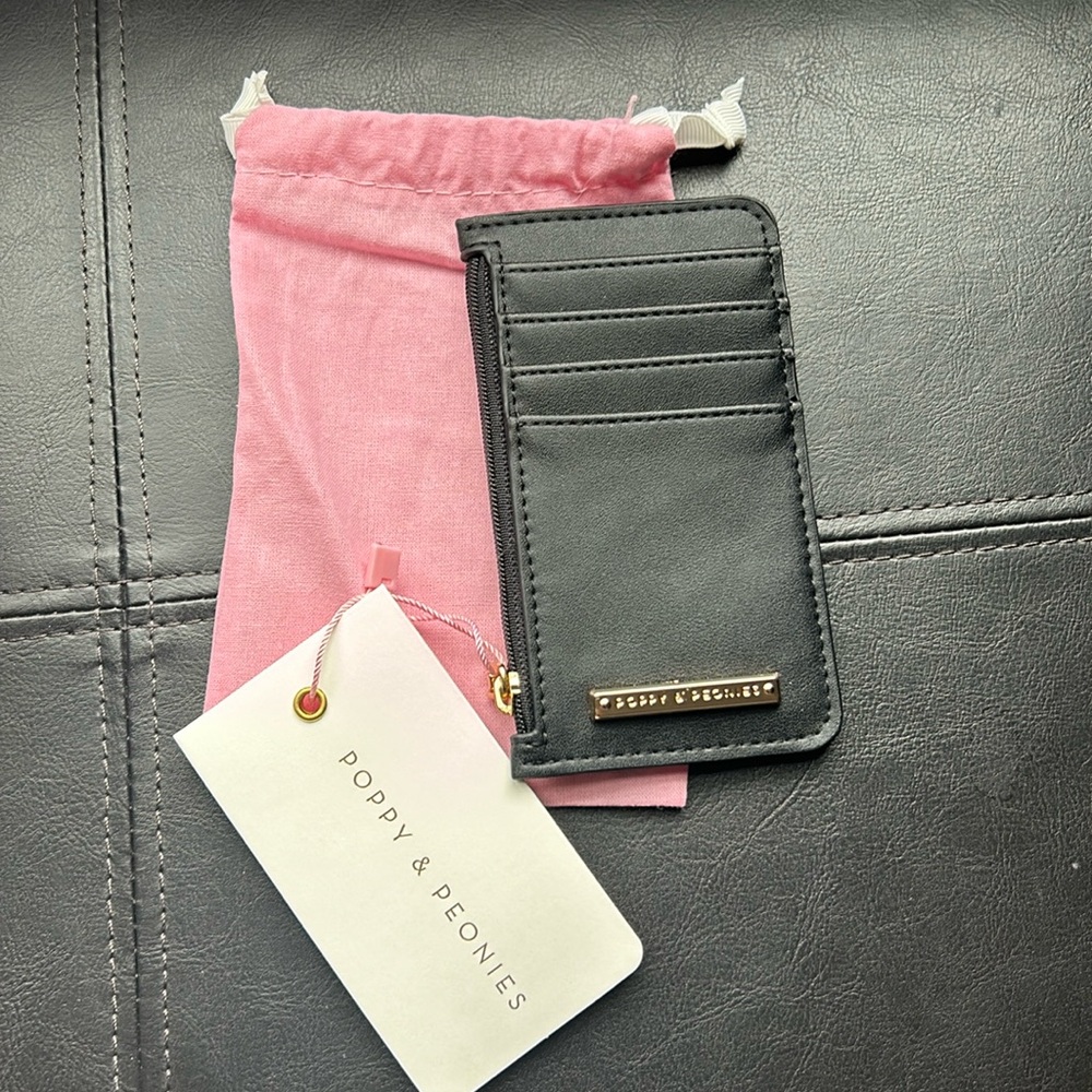 Poppy & Peonies large card holder